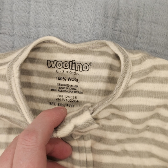 Woolino footie pjs - Picture 2 of 3